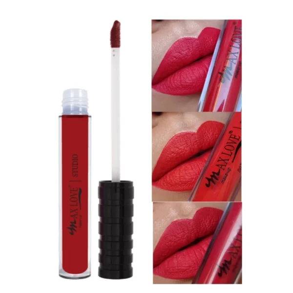 Batom Liquido Matte Vermelhos 24 horas 30 horas Linha Confort Max Love - Image 3